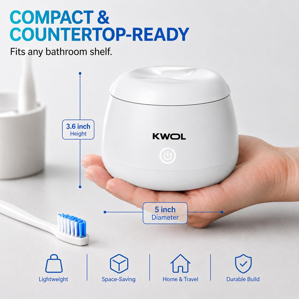 48kHz Ultrasonic Retainer & Night Guard Cleaner - 200ml