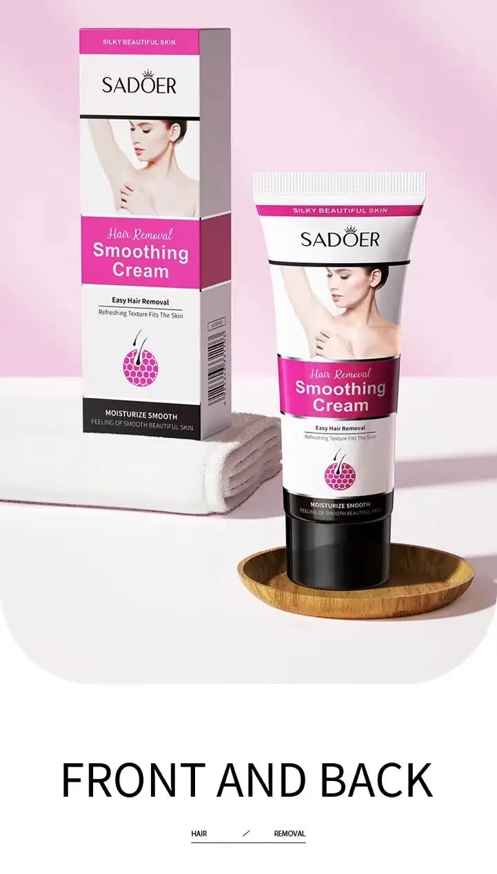 SADOER Hair Removal Smoothing Cream instructions
