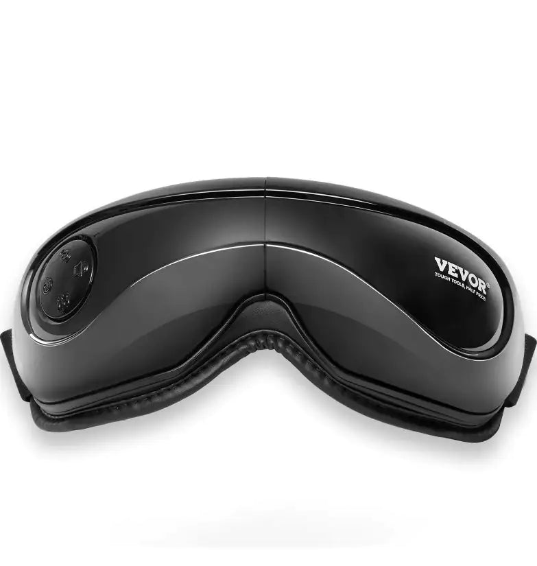 Black VEVOR heated eye massager, front view